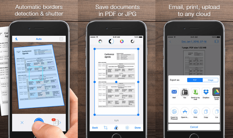iScanner - PDF Document Scanning App for iPhone