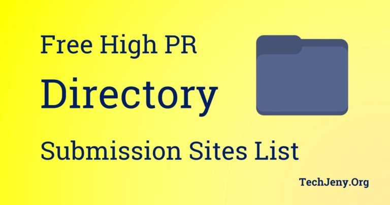 Dofollow Free Directory submission sites list 2018
