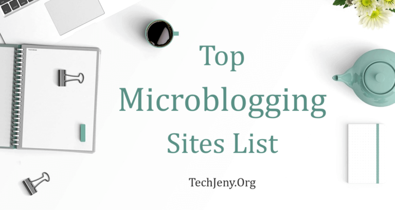 Top Best Microblogging Sites List 2018