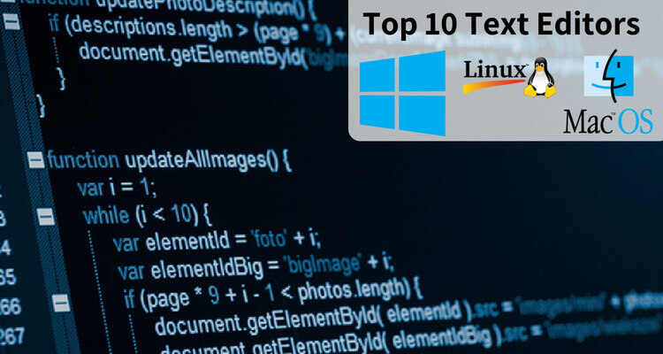 Top 10 text editors